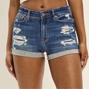 American Eagle Outfitters distressed denim shorts